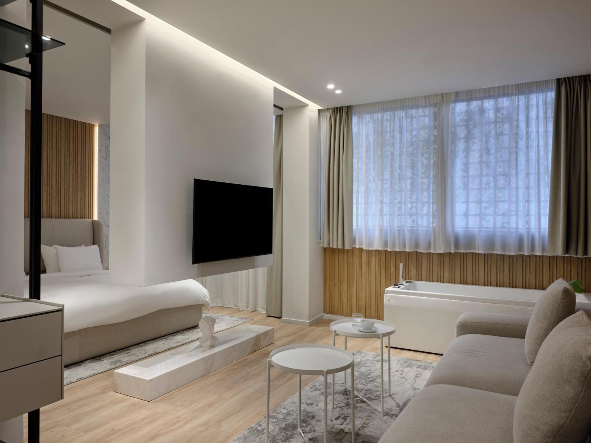Nur Aparthotel Athena Bagian luar foto