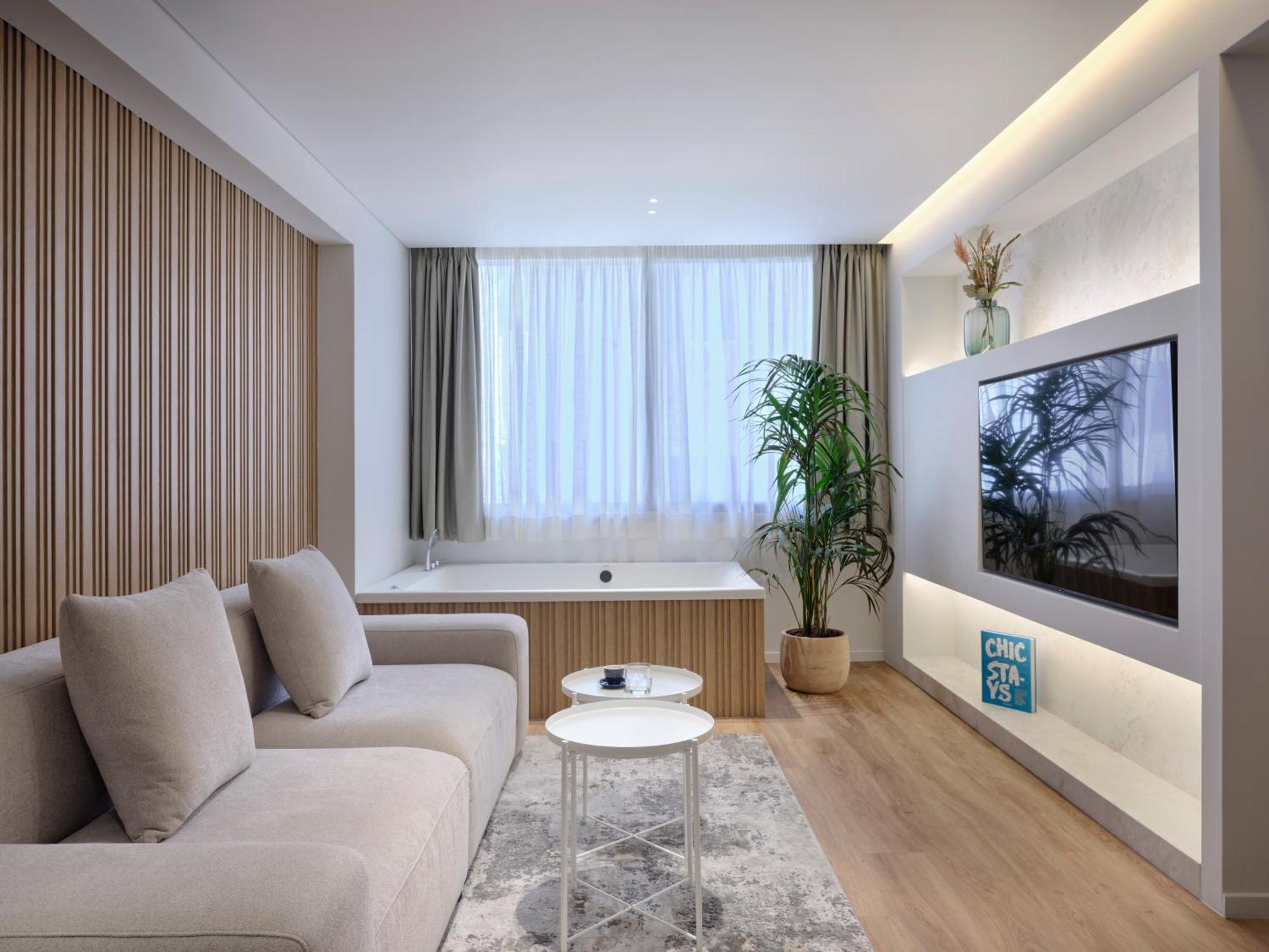 Nur Aparthotel Athena Bagian luar foto